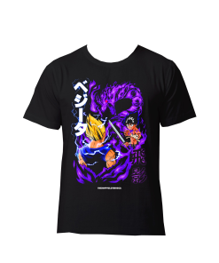 Vegeta VS Hiei BT Black Anime Collection Premium TShirt